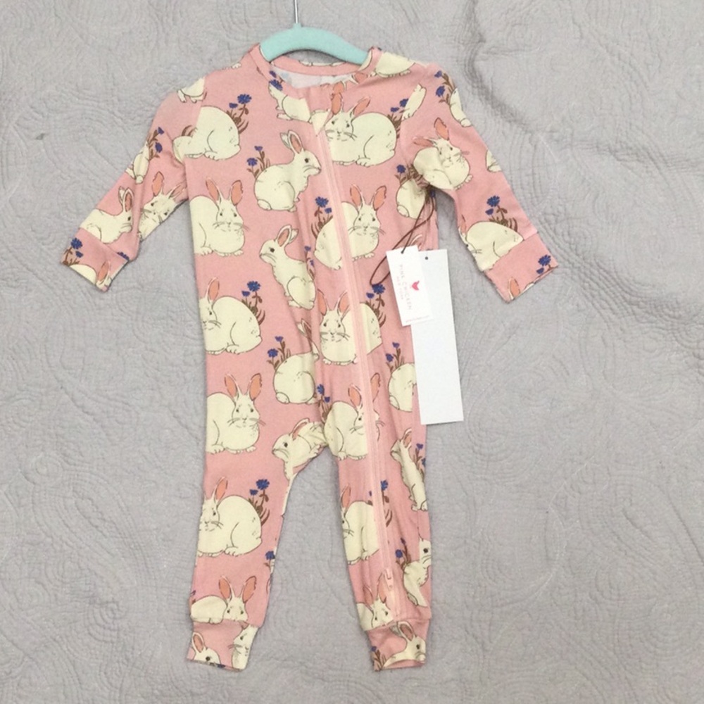 NWT Pink Chicken Onesie